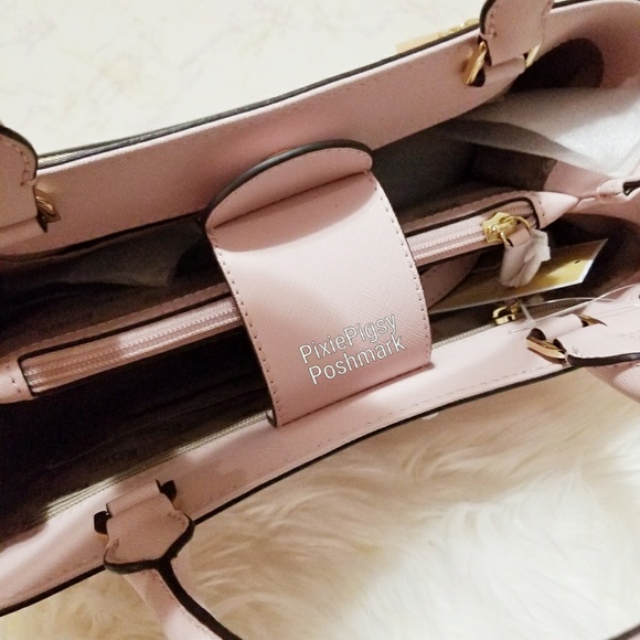 Michael Kors Hailee Blossom Satchel Crossbody Bag - Picture 7 of 8